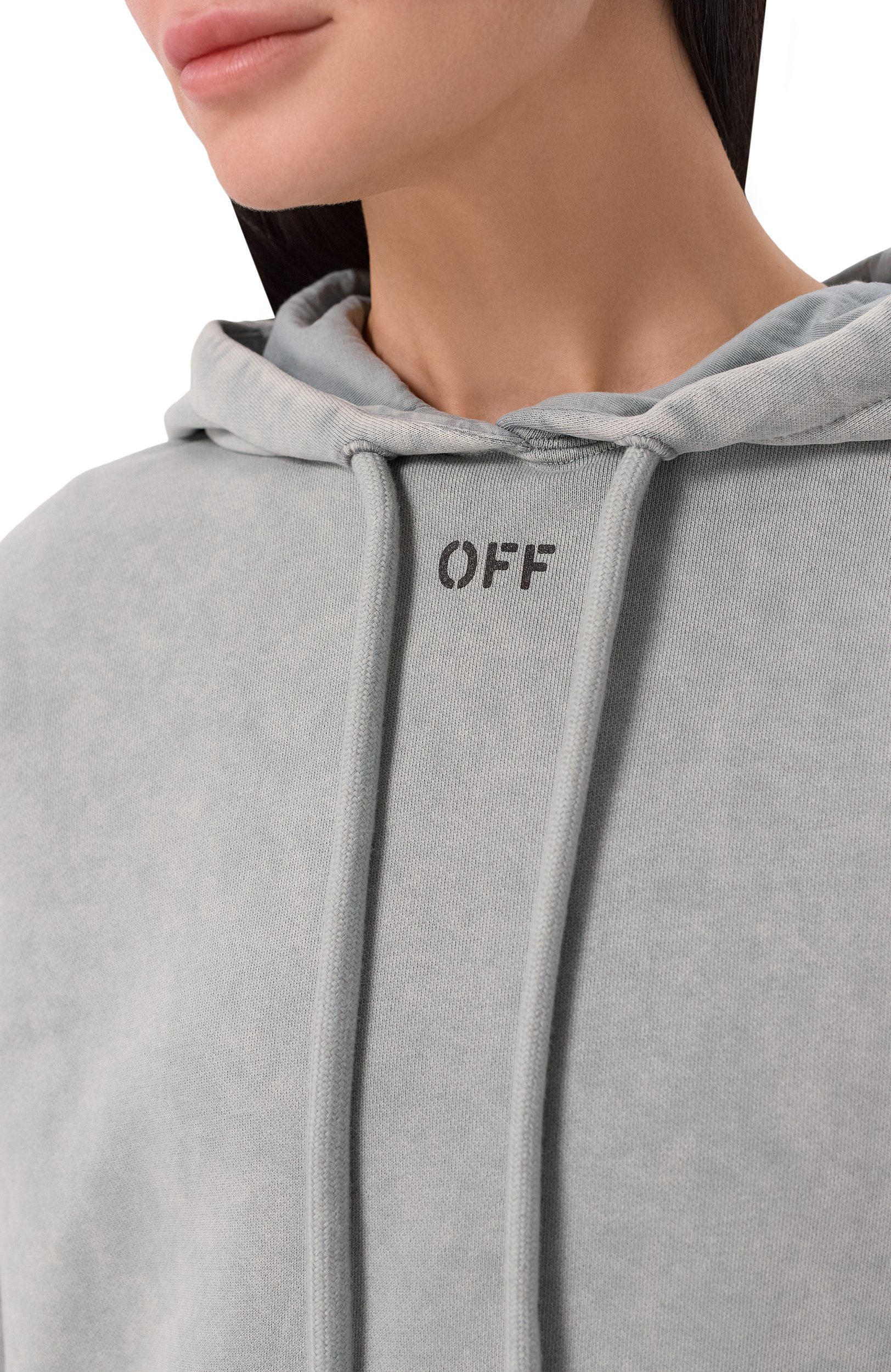 Хлопковое худи OFF-WHITE, арт. 2FE00500T, фото 5