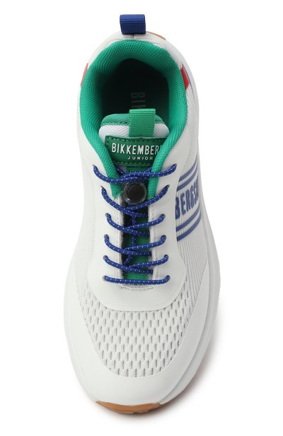 Комбинированные кроссовки klay DIRK BIKKEMBERGS белого цвета по цене 12000 руб., арт. K3B9-21617-0308X256/35-40, фото 4 Комбинированные кроссовки klay DIRK BIKKEMBERGS, арт. K3B9-21617-0308X256/35-40, фото 4