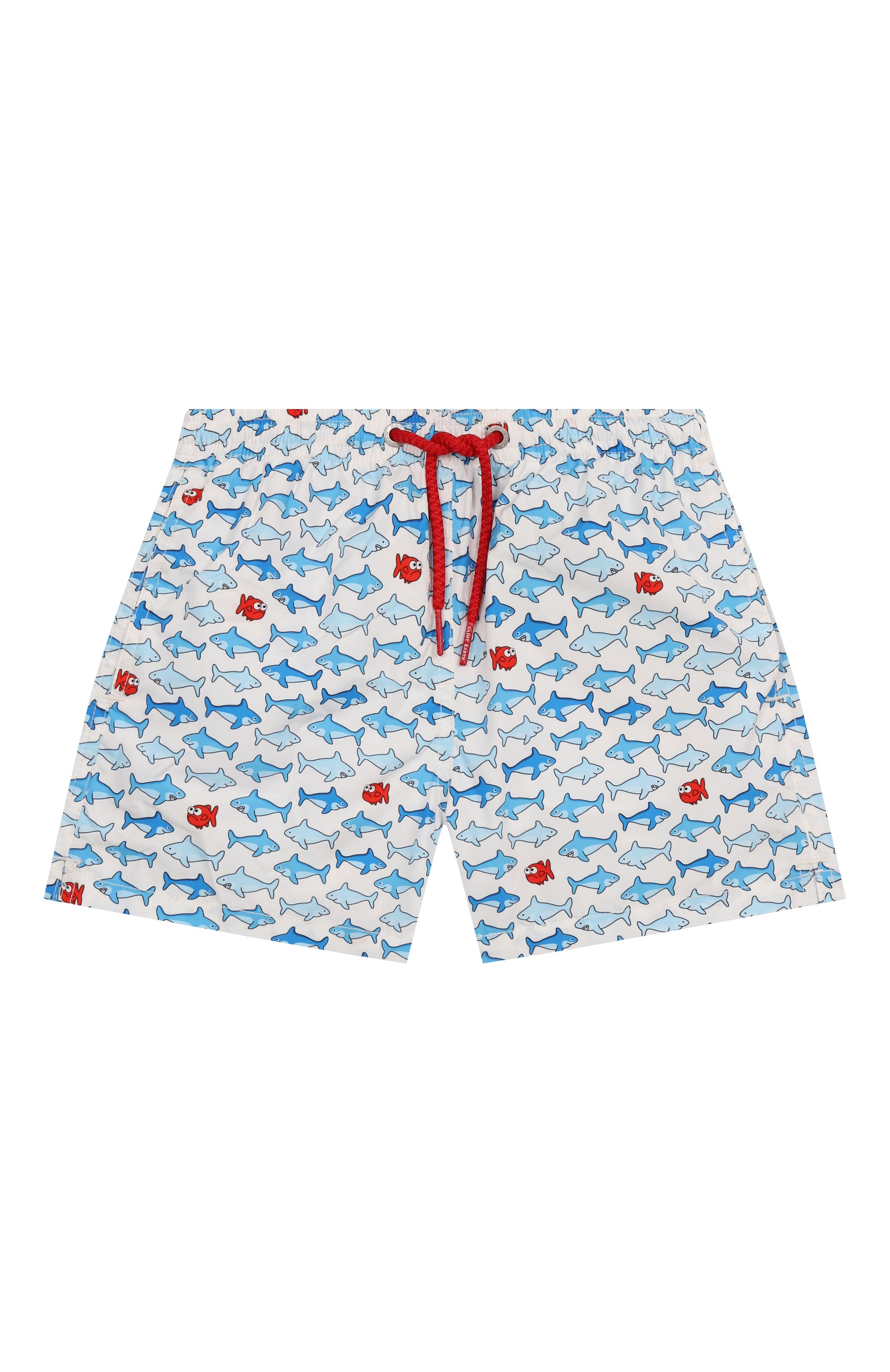 Плавки-шорты MC2 SAINT BARTH белого цвета по цене 9900 руб., арт. STBK JEAN LIGHTING/JEA0004, фото 1 Плавки-шорты MC2 SAINT BARTH, арт. STBK JEAN LIGHTING/JEA0004, фото 1