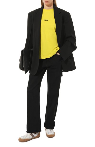 Хлопковая футболка MSGM, арт. 3442MDM500/237002, фото 2