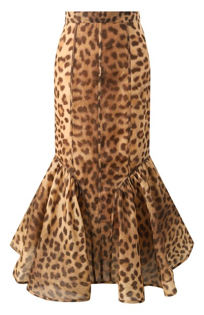 Женская юбка изо льна и шелка ZIMMERMANN, арт. 2343SR251