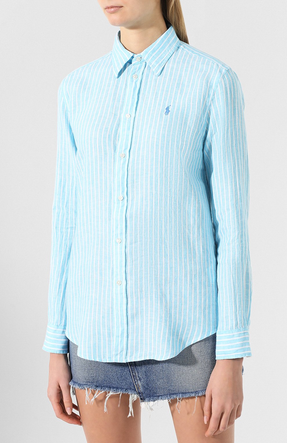 Льняная рубашка POLO RALPH LAUREN, арт. 211732639, фото 3