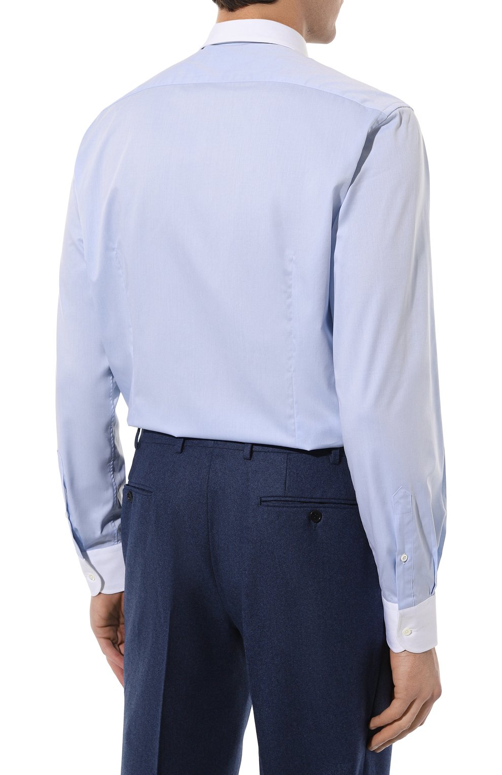 Хлопковая сорочка CORNELIANI, арт. 92P110-3811271, фото 5