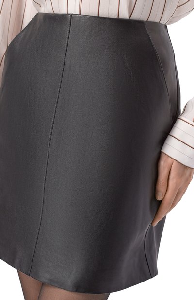 Кожаная юбка BOSS, арт. 50552202, фото 5