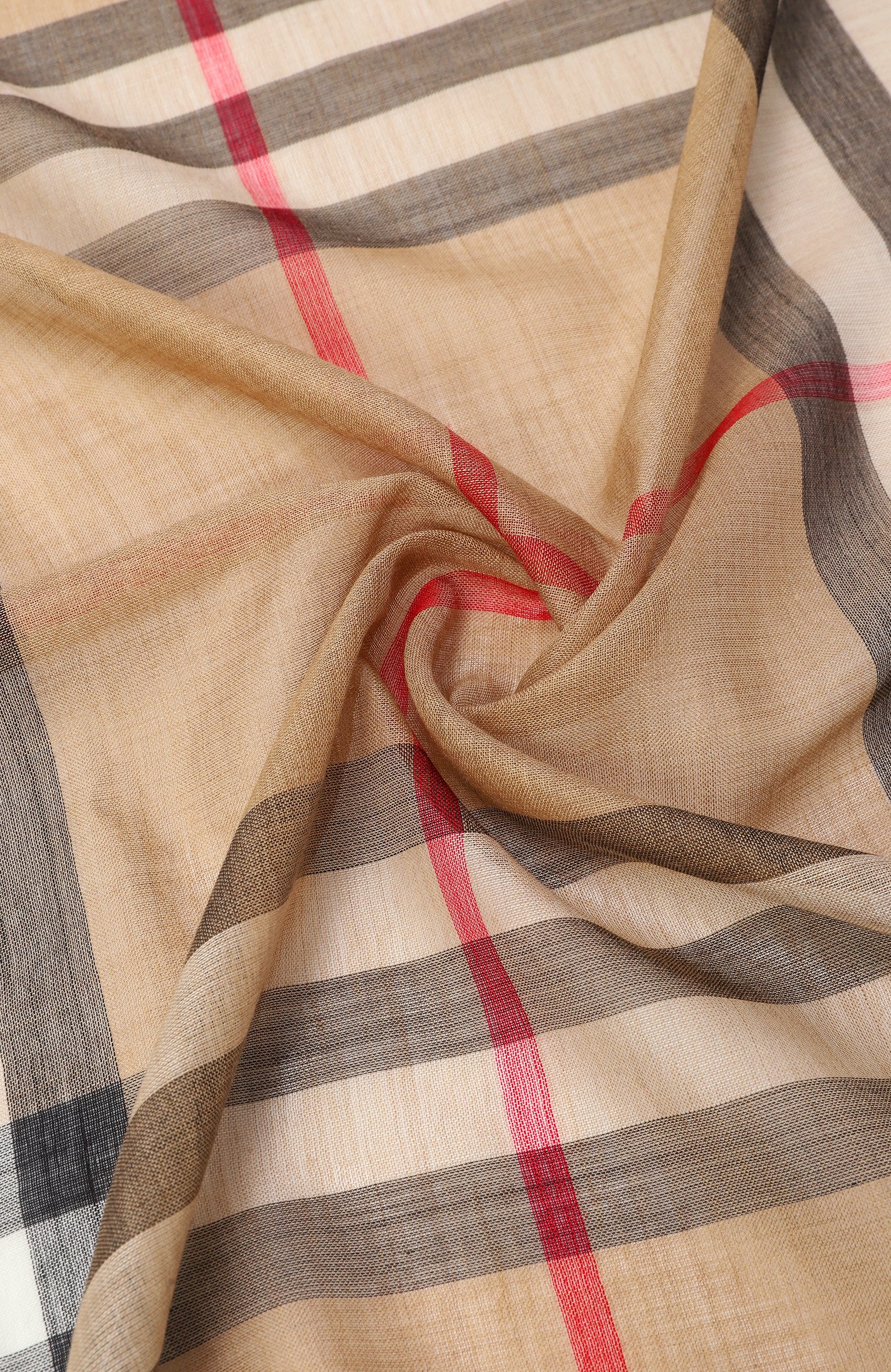 Палантин из шерсти и шелка BURBERRY, арт. 8078779, фото 3