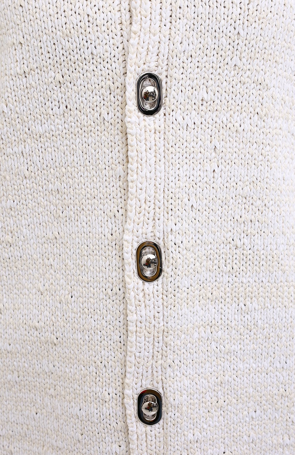 Хлопковый кардиган BOTTEGA VENETA белого цвета по цене 185500 руб., арт. 628713/VKWB0, фото 5 Хлопковый кардиган BOTTEGA VENETA, арт. 628713/VKWB0, фото 5