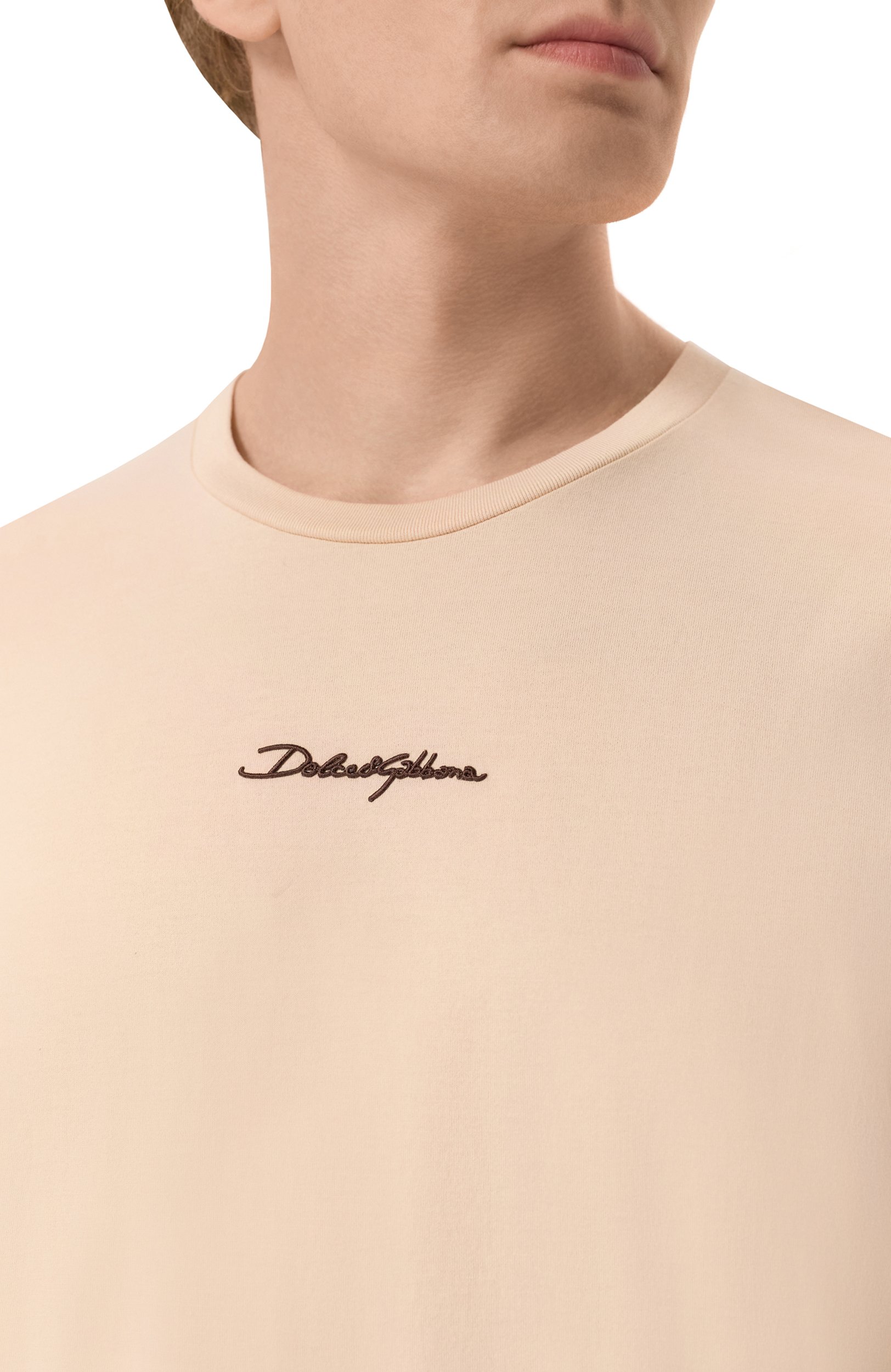 Хлопковая футболка DOLCE & GABBANA, арт. G8PN9Z/G7P0C, фото 5