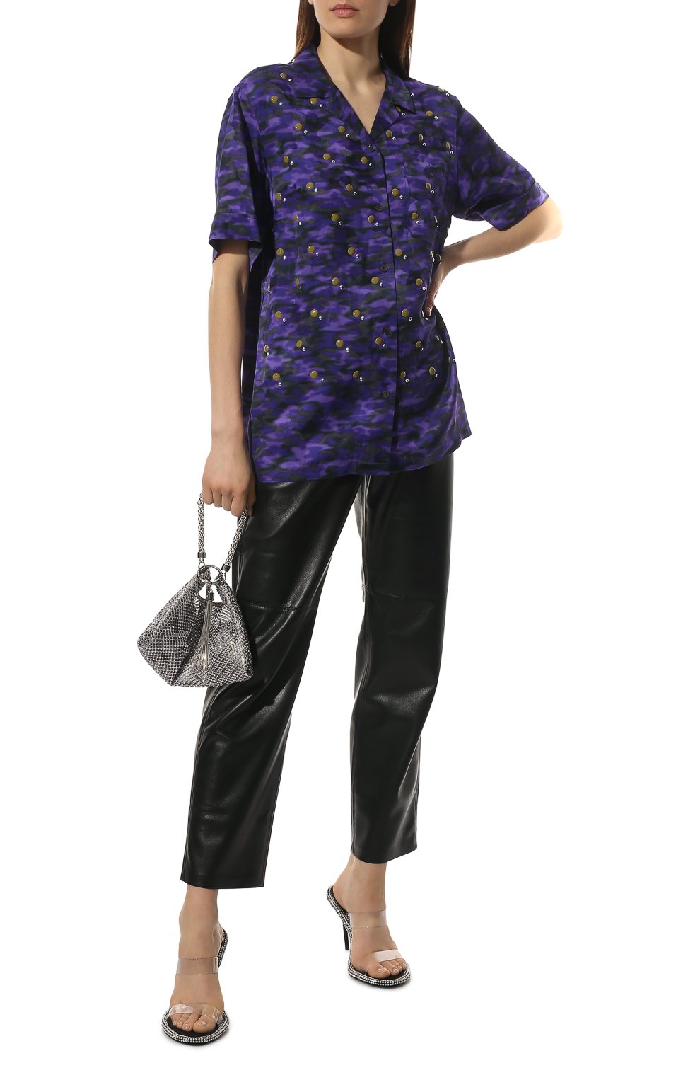 Рубашка из вискозы DRIES VAN NOTEN, арт. 221-030779-4043, фото 2