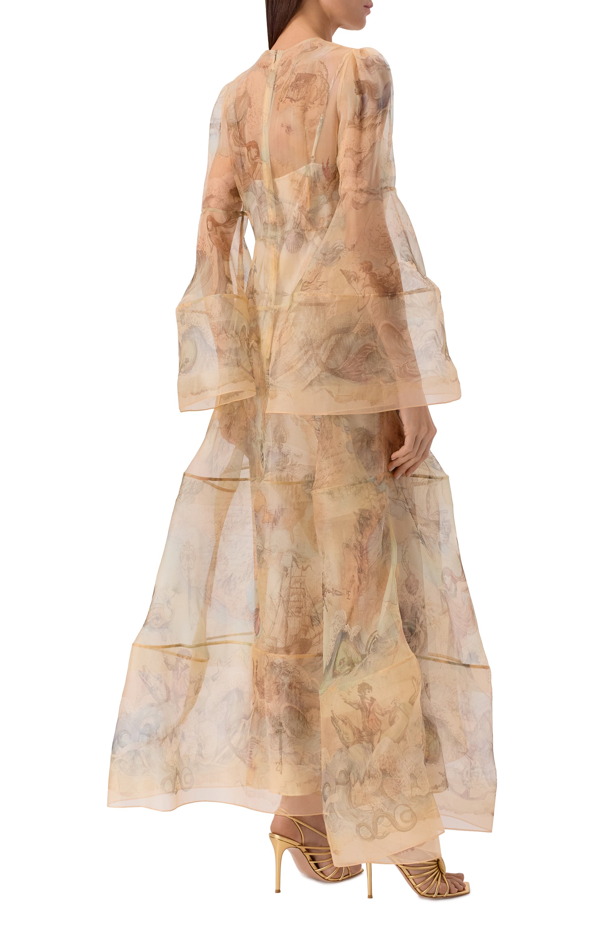 Шелковое платье ZIMMERMANN, арт. 6938DC261, фото 3