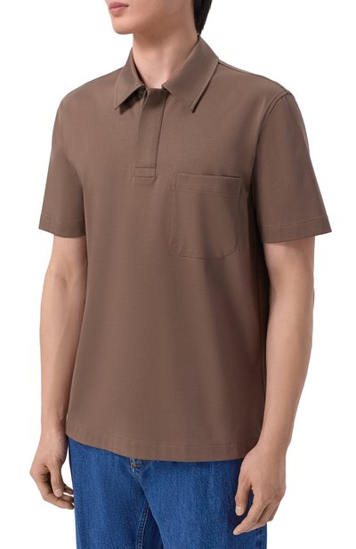 Хлопковое поло 12 STOREEZ, арт. 137775, фото 3