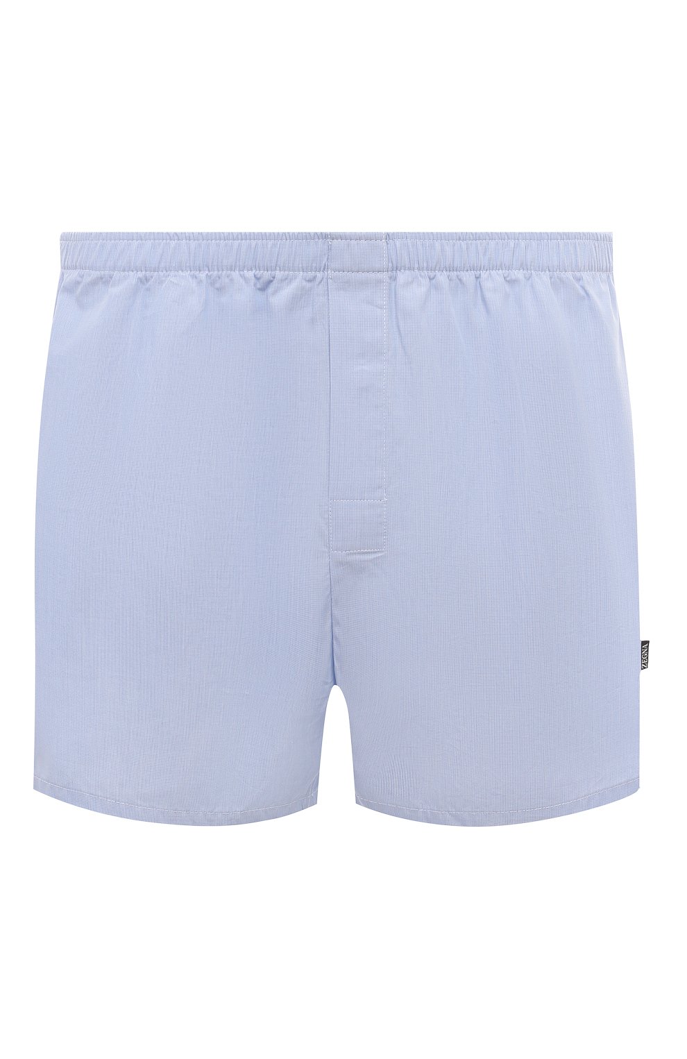 Хлопковые боксеры ZEGNA голубого цвета по цене 12300 руб., арт. N3LE71670, фото 1 Хлопковые боксеры ZEGNA, арт. N3LE71670, фото 1