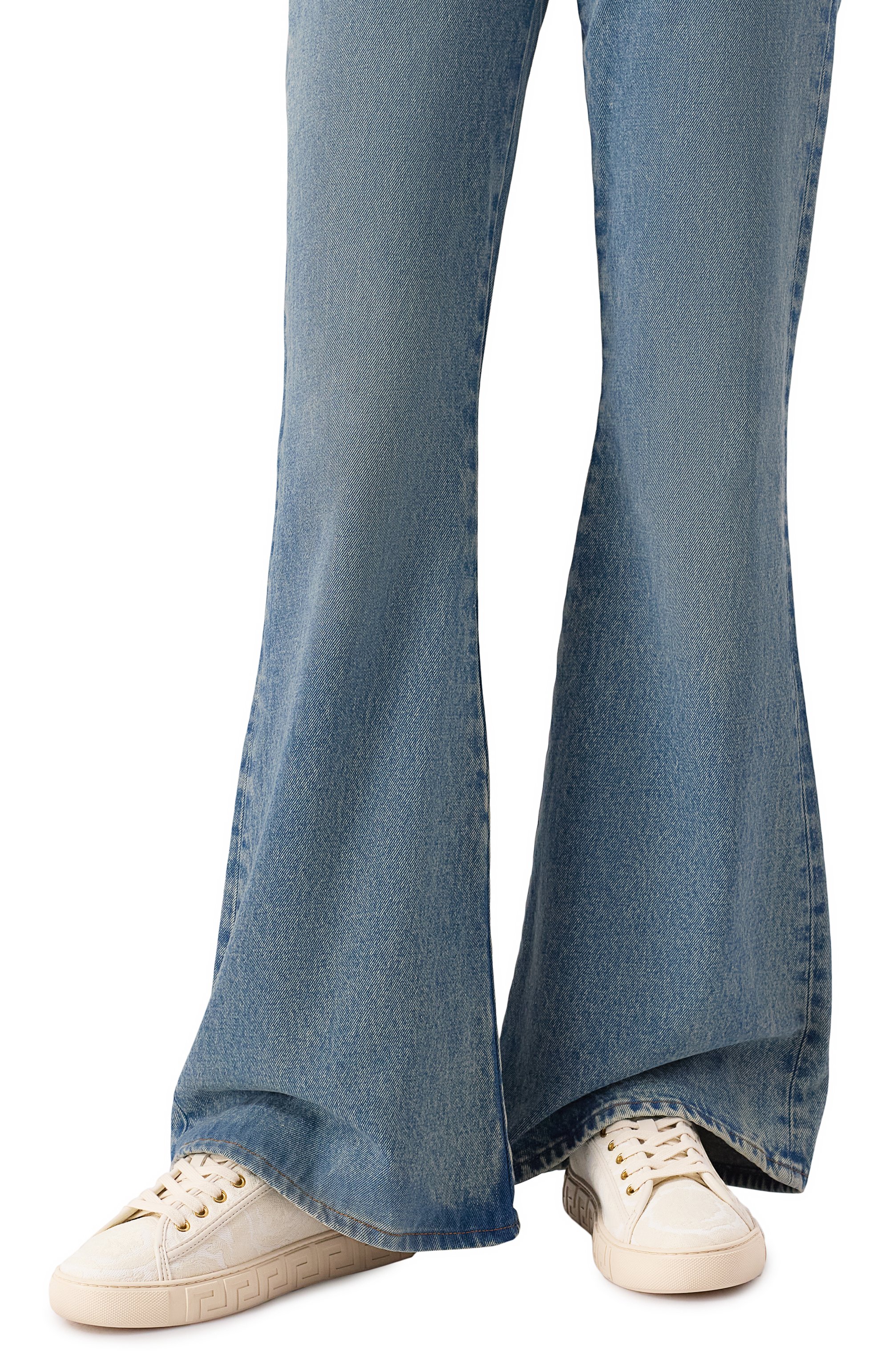 Текстильные кеды barocco greca VERSACE, арт. 1013568/1A09449, фото 3