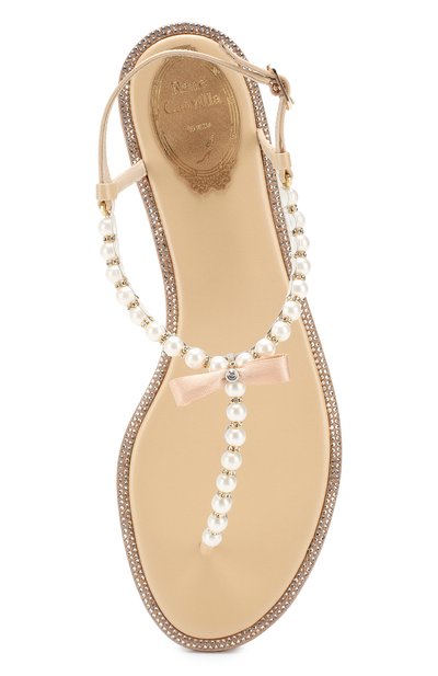 Комбинированные сандалии eliza RENE CAOVILLA, арт. C10241-010-VR01L013, фото 5