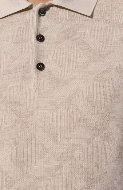 Поло из шерсти и шелка ZILLI, арт. KBP001M0230VRPP00, фото 5