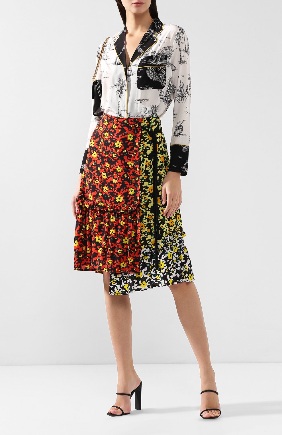 Юбка с принтом PROENZA SCHOULER, арт. R1915007-BYP43, фото 2