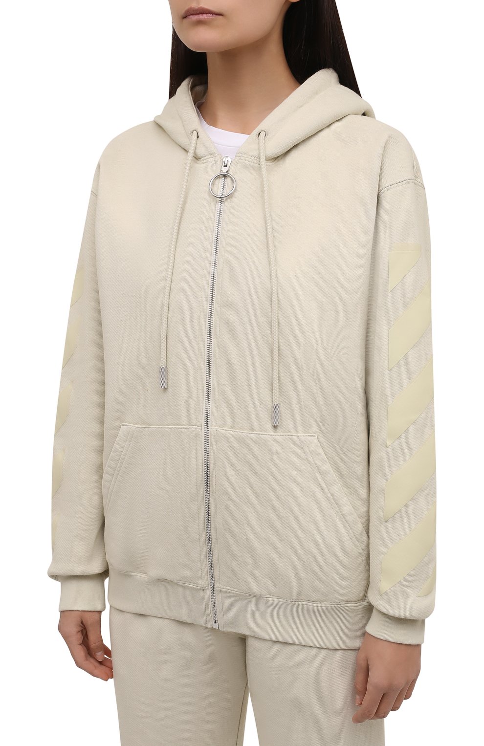 Хлопковый кардиган OFF-WHITE, арт. 0WBE005F21JER001, фото 3