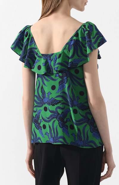 Шелковый топ KENZO, арт. 2T0131525, фото 4