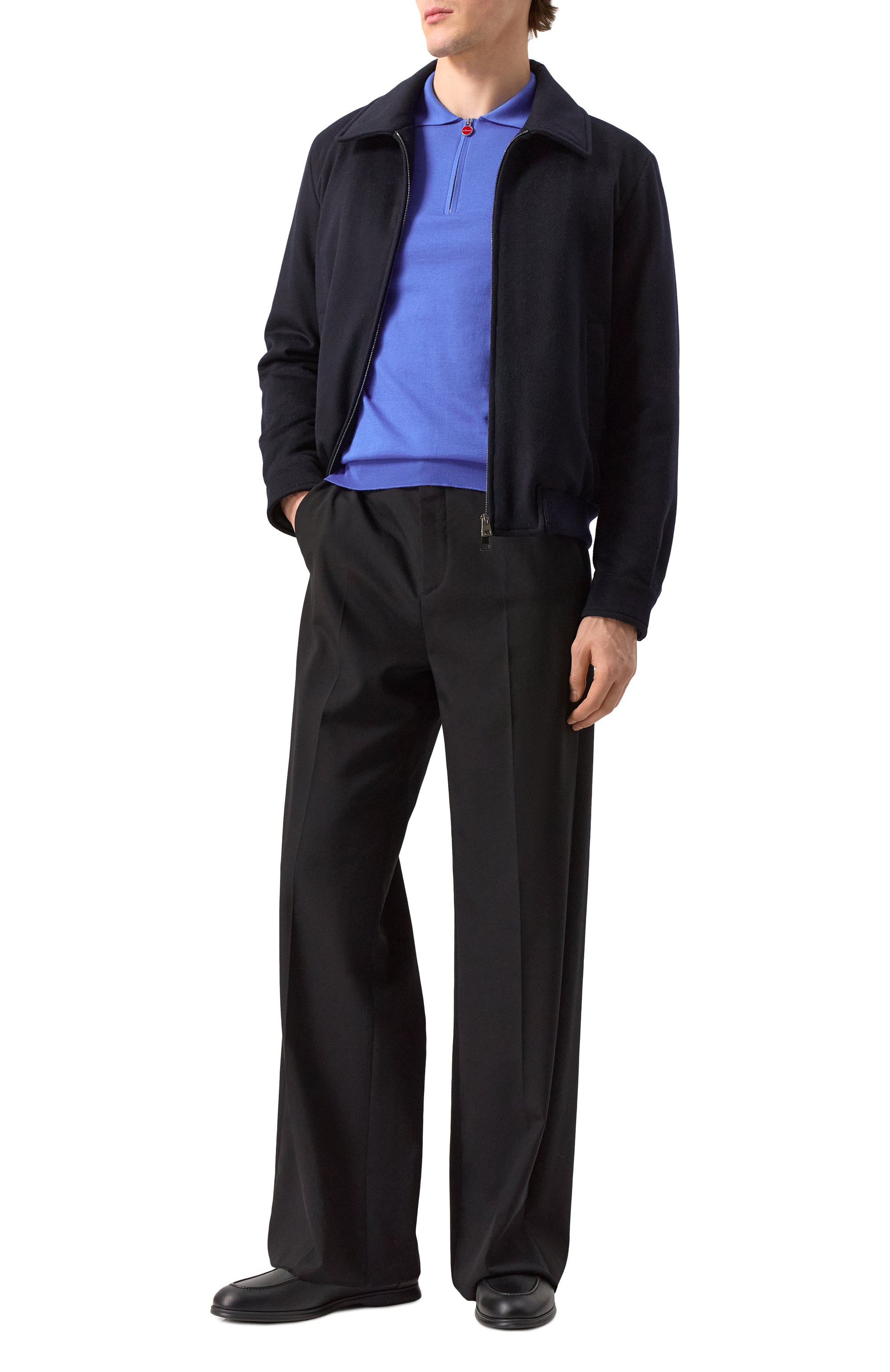 Кожаные лоферы KITON, арт. USSA316N0109803, фото 2