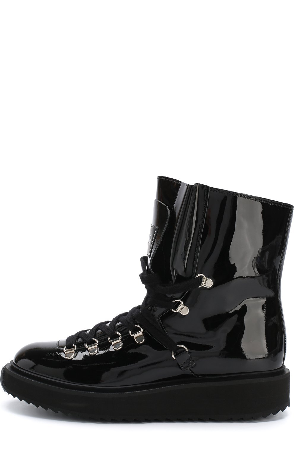 Лаковые ботинки с внутренней меховой отделкой KENZO, арт. 2BT301L64, фото 3