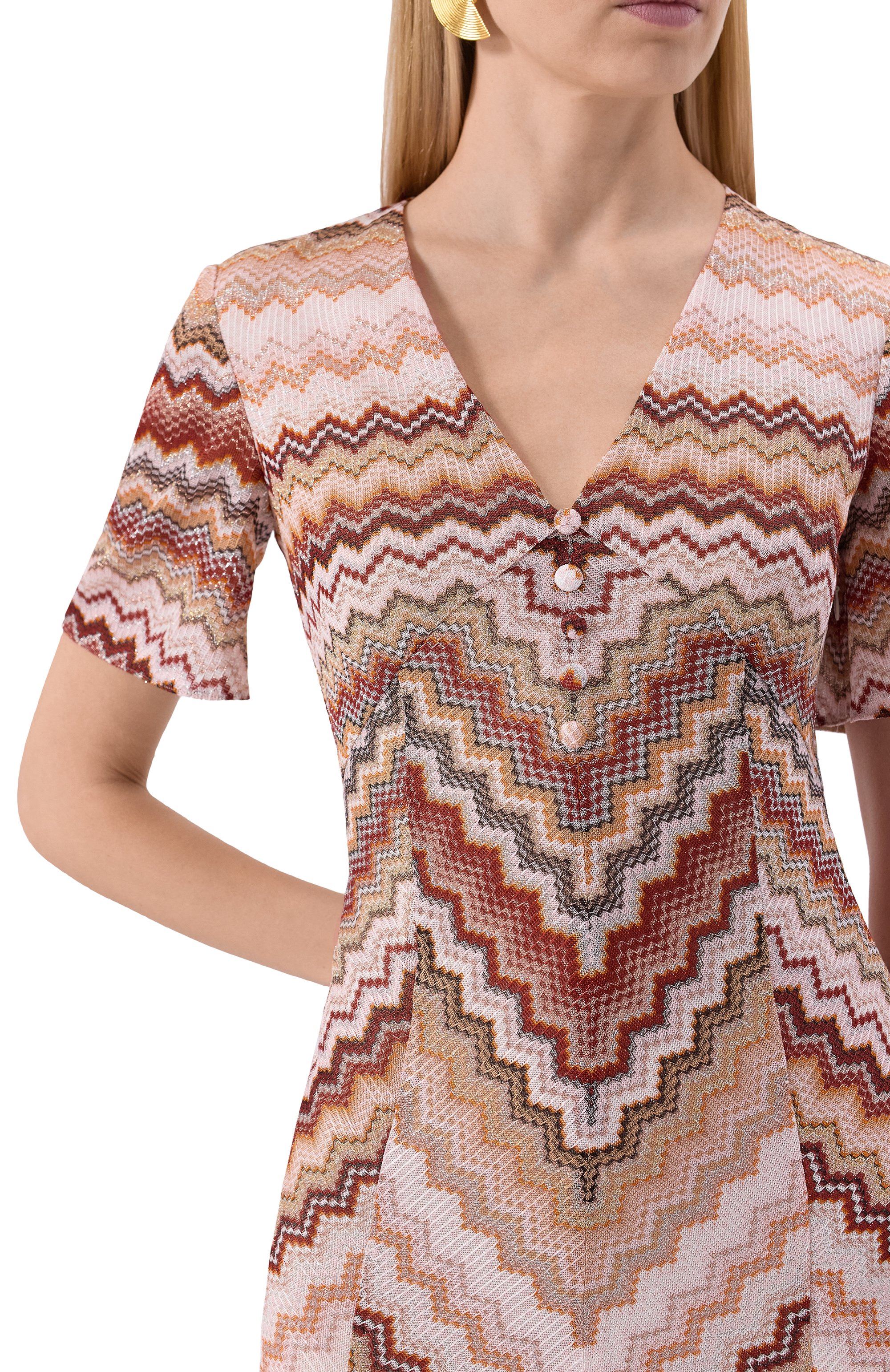 Платье из вискозы MISSONI, арт. DS25SG1J/BR00ZV, фото 5