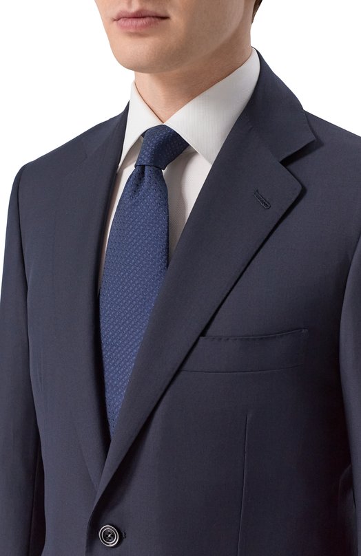 Шелковый галстук Alessandro Gherardi CRAVATTA-L/1008 Синий  CRAVATTA-L/1008 Фото 2