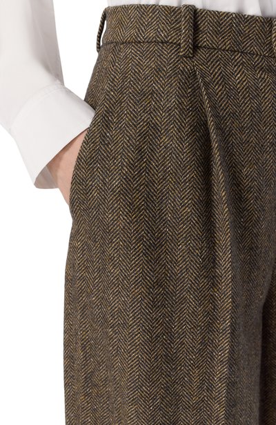 Шорты из шерсти и шелка SAINT LAURENT, арт. 866251/Y3L22, фото 5