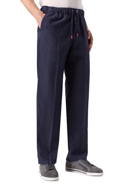 Брюки изо льна и хлопка KITON, арт. UPR003LK0636F19, фото 3