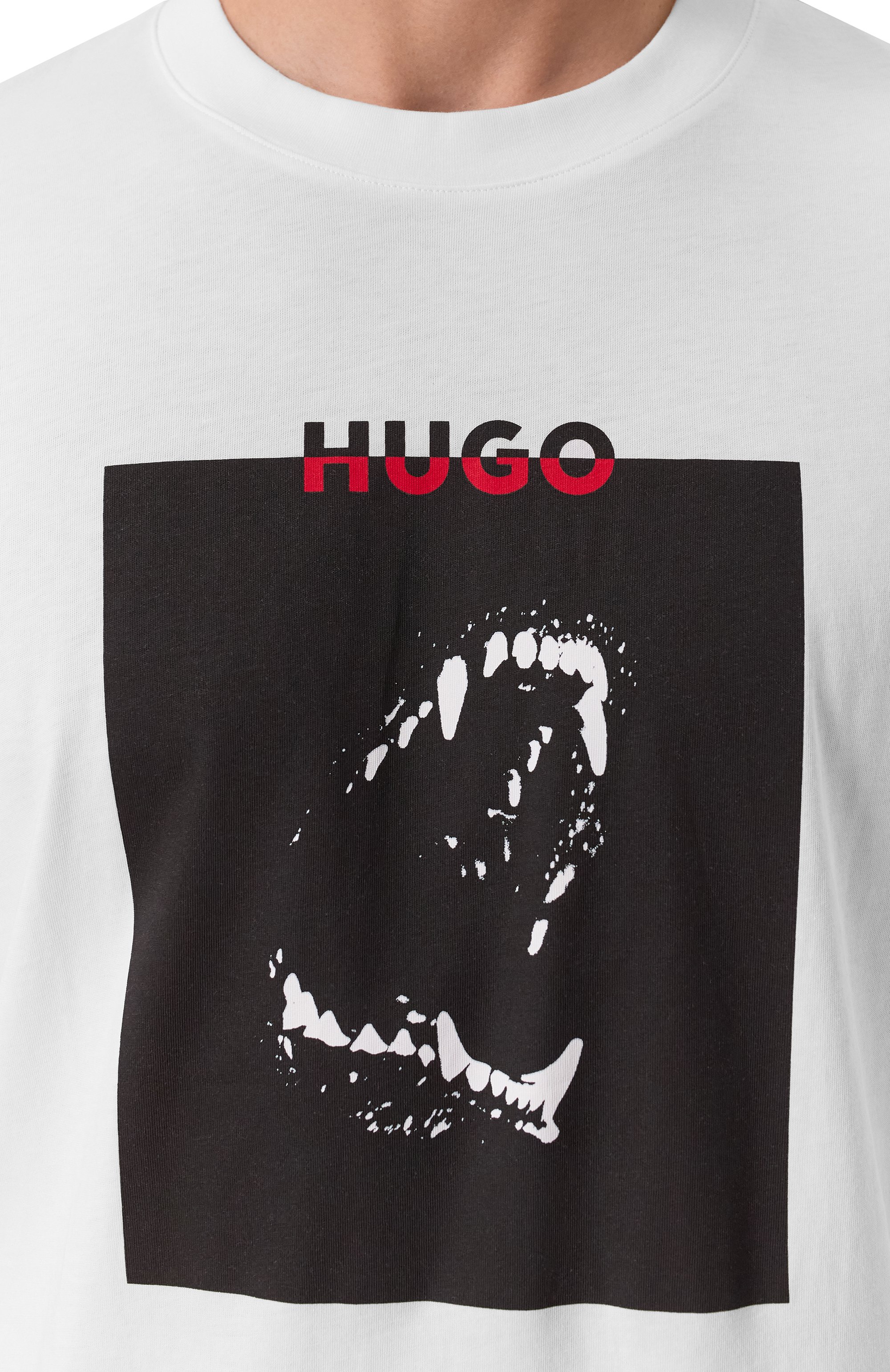 Хлопковая футболка HUGO, арт. 50542734, фото 5