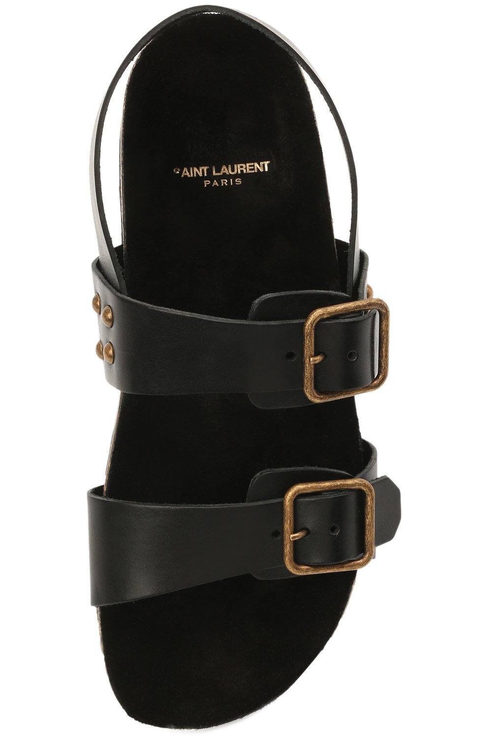 Кожаные сандалии jam SAINT LAURENT, арт. 649425/12K00, фото 5