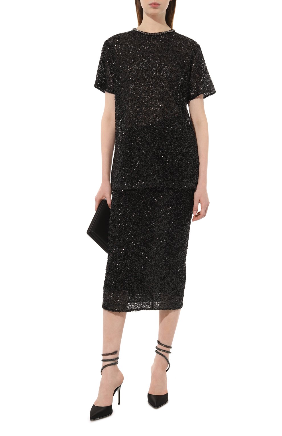 Юбка с отделкой пайетками N21, арт. N2M/C041/5021, фото 2