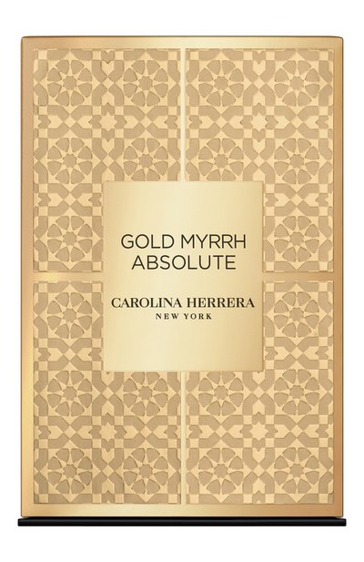 Парфюмерная вода gold myrrh absolute (100ml) CAROLINA HERRERA бесцветного цвета по цене 29430 руб., арт. 65168038, фото 2 Парфюмерная вода gold myrrh absolute (100ml) CAROLINA HERRERA, арт. 65168038, фото 2