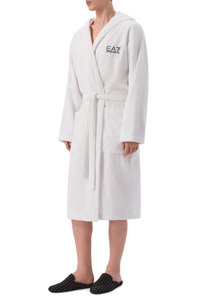 Хлопковый халат EA7, арт. 7M000441/AF14014, фото 2