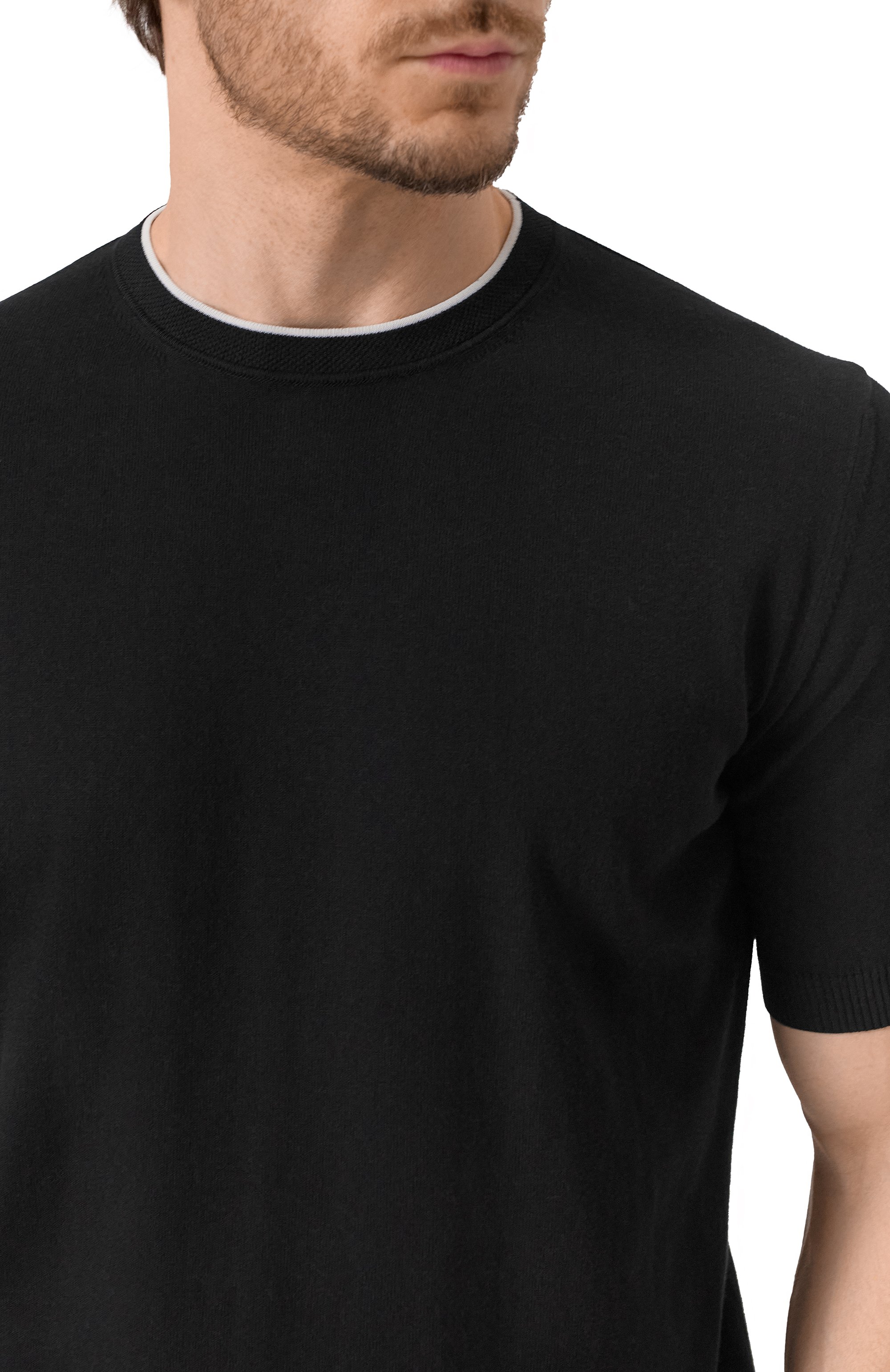 Хлопковый джемпер CANALI, арт. C1050/MK02261, фото 5