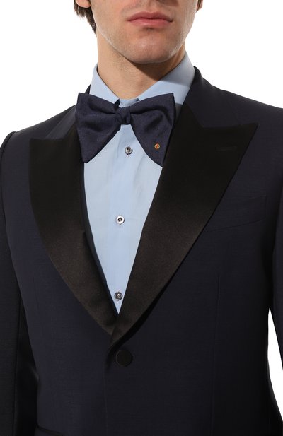 Шелковый галстук-бабочка GUCCI, арт. 658252 4G009, фото 2