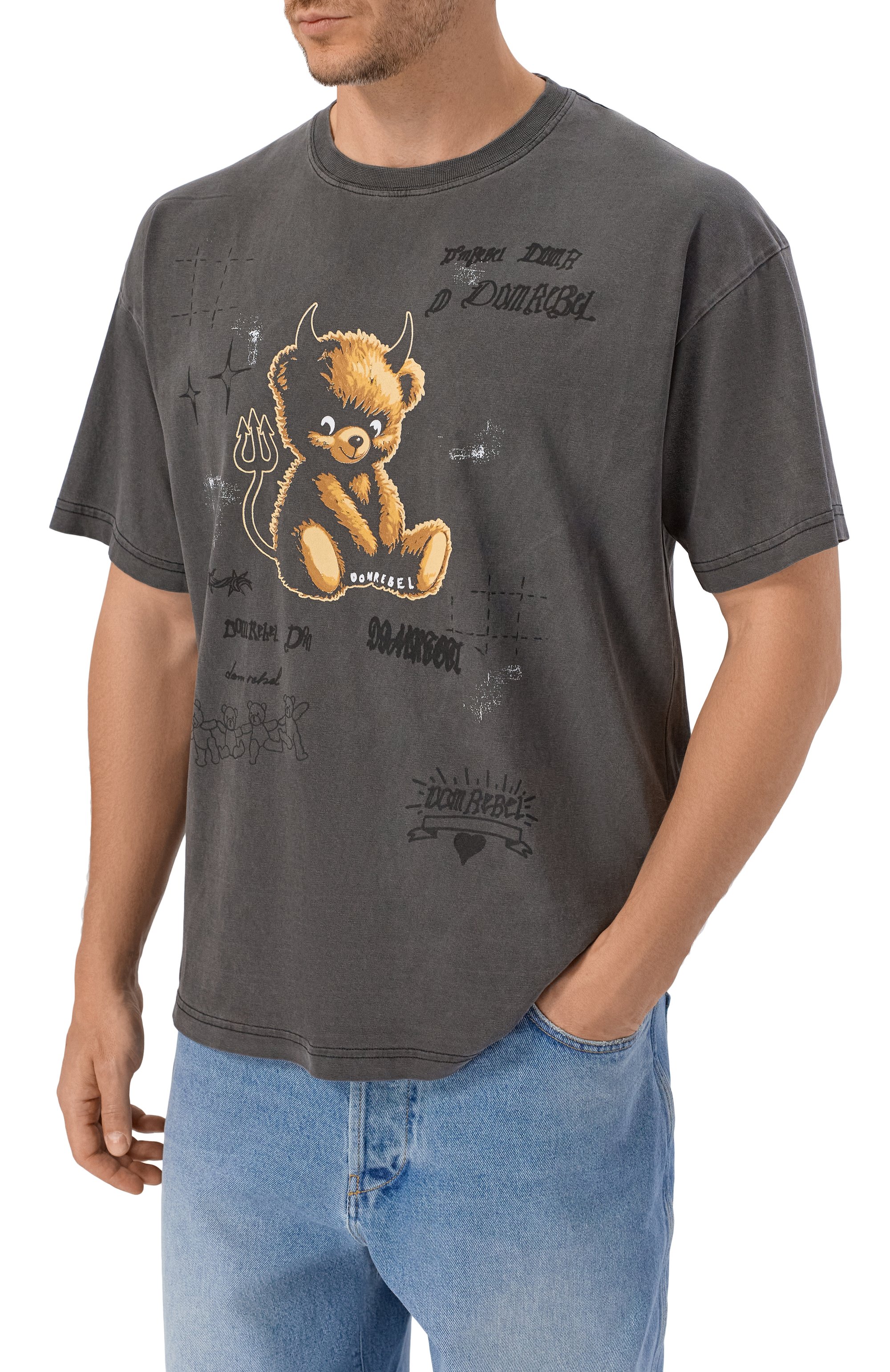 Хлопковая футболка DOMREBEL, арт. M LIL DEV/T-SHIRT, фото 3