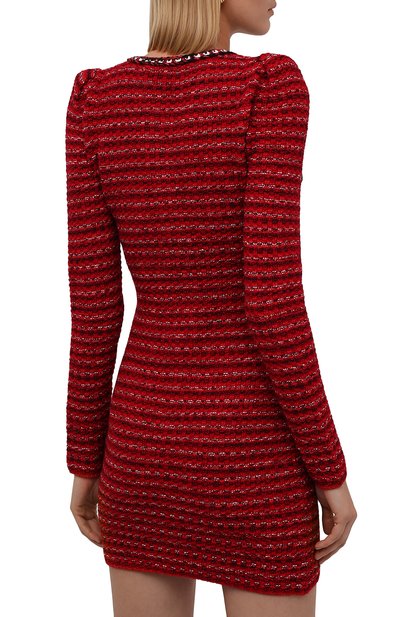 Платье из шерсти и хлопка SELF-PORTRAIT, арт. AW21-065D, фото 4