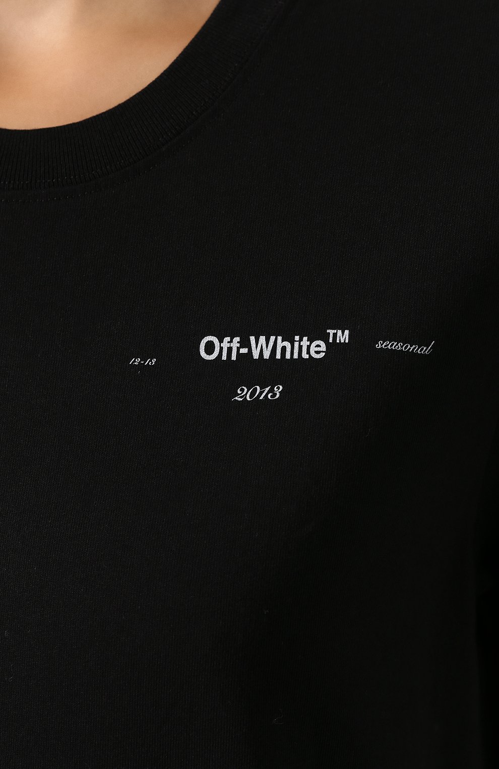 Хлопковая футболка OFF-WHITE, арт. 0WAA049R20B070391001, фото 5