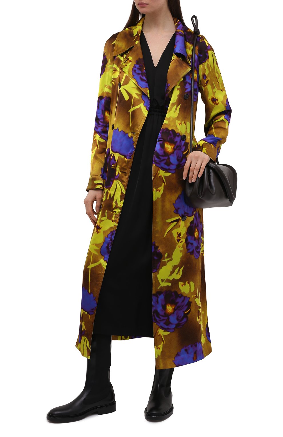 Тренч из вискозы и шелка DRIES VAN NOTEN, арт. 211-10229-2089, фото 2