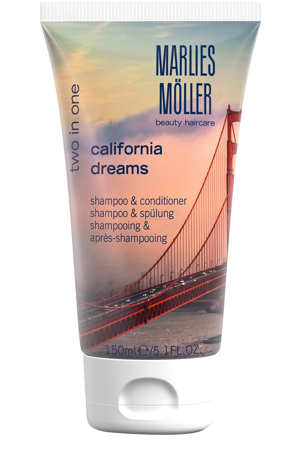 Шампунь и кондиционер 2 в 1 california dreams (150ml) MARLIES MOLLER бесцветного цвета по цене 1260 руб., арт. 21183MM, фото 1 Шампунь и кондиционер 2 в 1 california dreams (150ml) MARLIES MOLLER, арт. 21183MM, фото 1