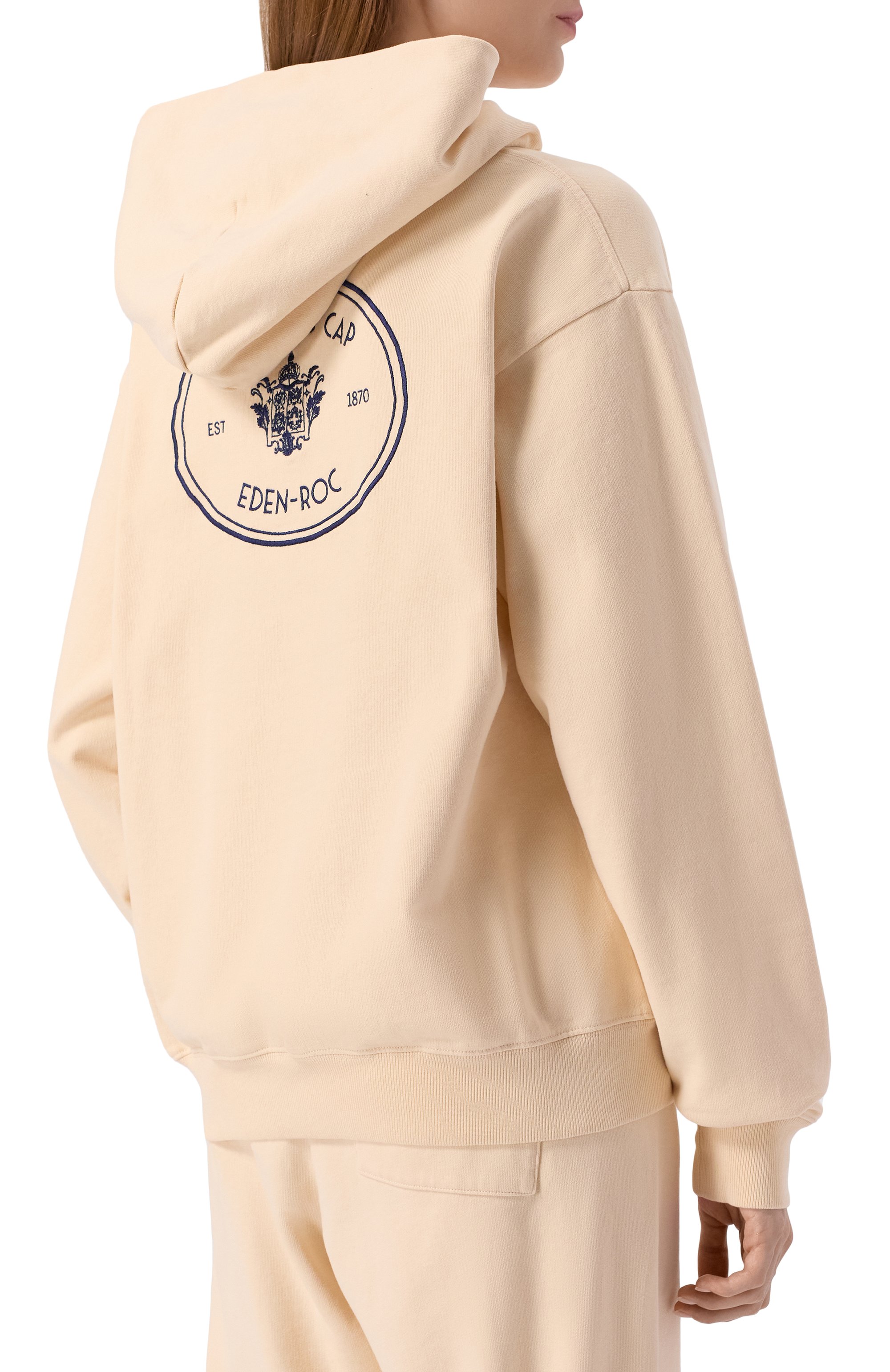 Хлопковое худи sporty & rich x hotel du cap-eden-roc SPORTY AND RICH, арт. ST07060666CR01, фото 4