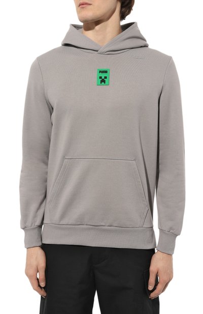 Хлопковое худи puma x minecraft PUMA, арт. 53437676, фото 3