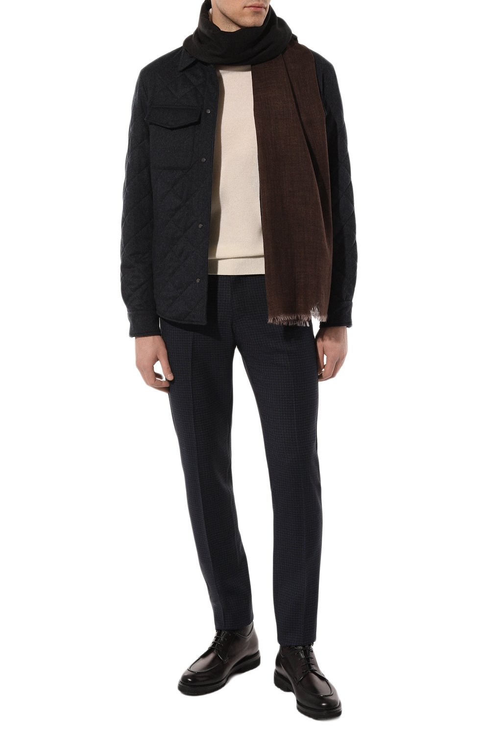 Шарф из кашемира и шелка ZILLI, арт. KSC001M0330VZDE00, фото 2