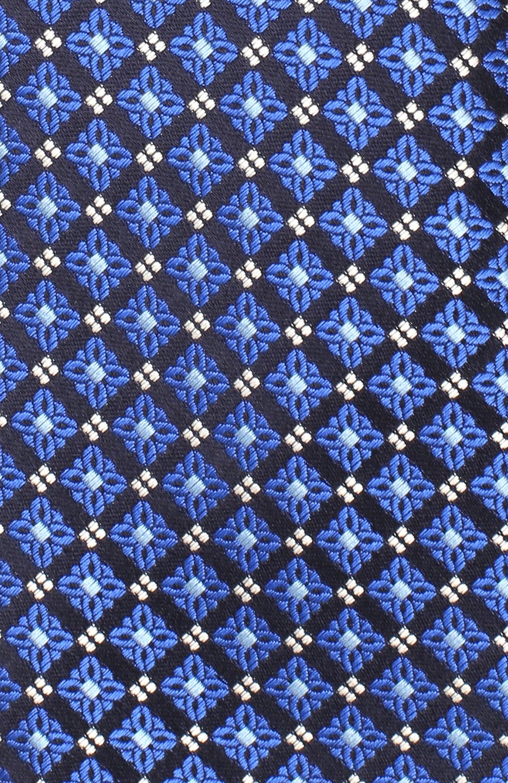 Шелковый галстук CANALI темно-синего цвета по цене 9575 руб., арт. 18/HJ02310, фото 3 Шелковый галстук CANALI, арт. 18/HJ02310, фото 3