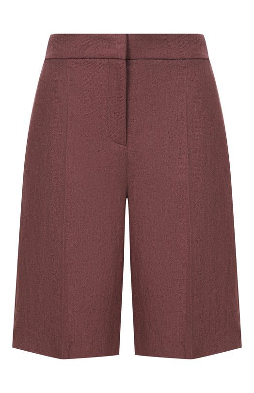 Шорты изо льна и вискозы BOSS 50557429 Коричневый 50557429