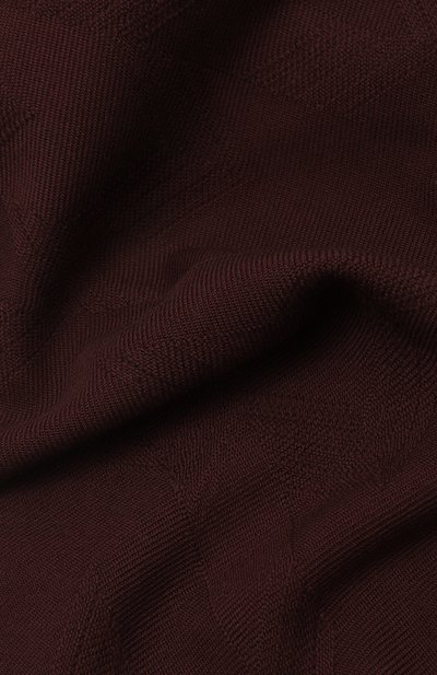 Шерстяной шарф CANALI бордового цвета по цене 18450 руб., арт. 06/TF00269, фото 4 Шерстяной шарф CANALI, арт. 06/TF00269, фото 4