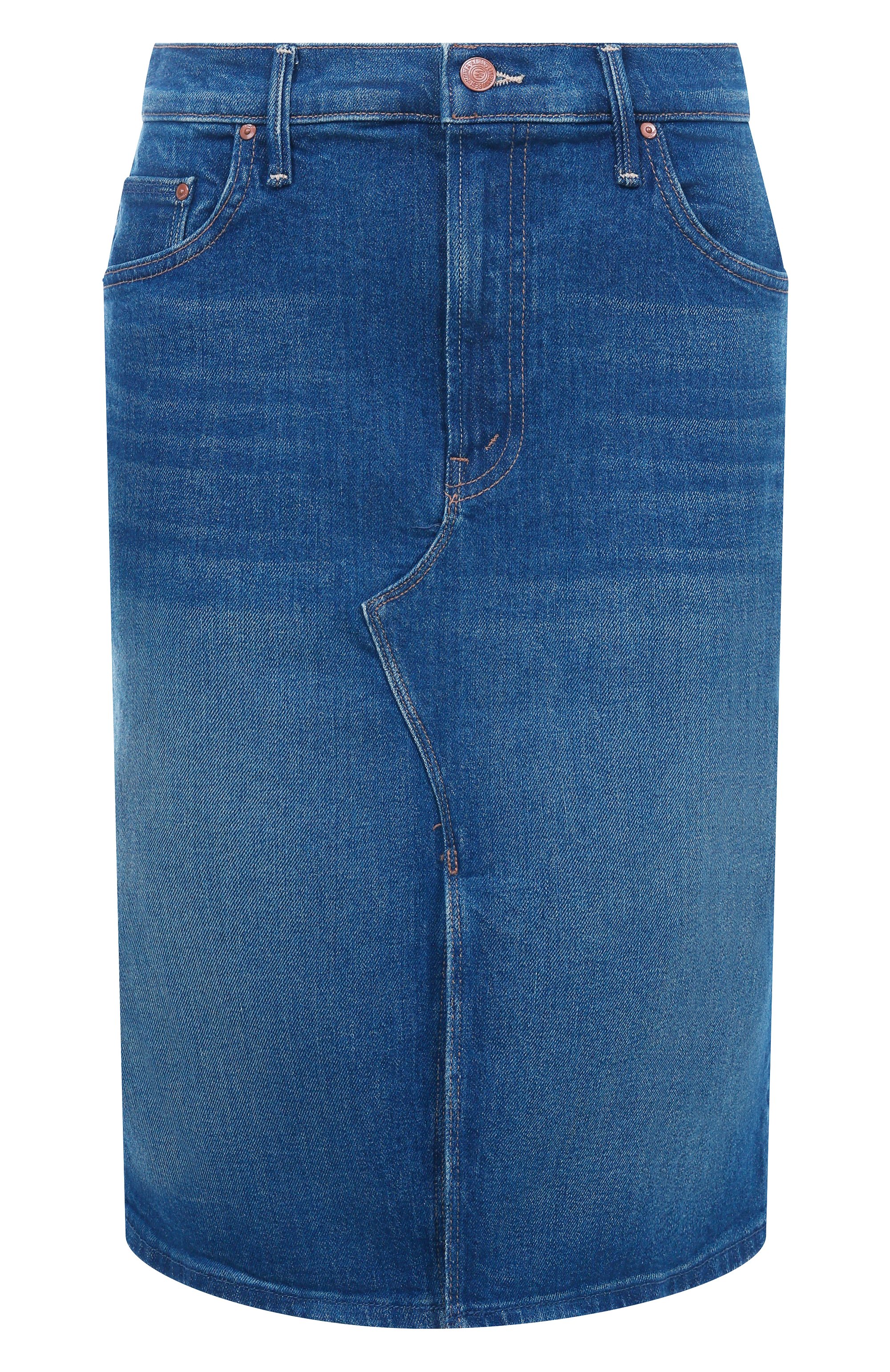 Джинсовая юбка MOTHER, арт. 90081-1729/THE DITCHER MIDI SKIRT, фото 1