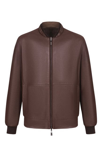 Мужской двусторонний кожаный бомбер CORNELIANI, арт. 27L5W3/2720175