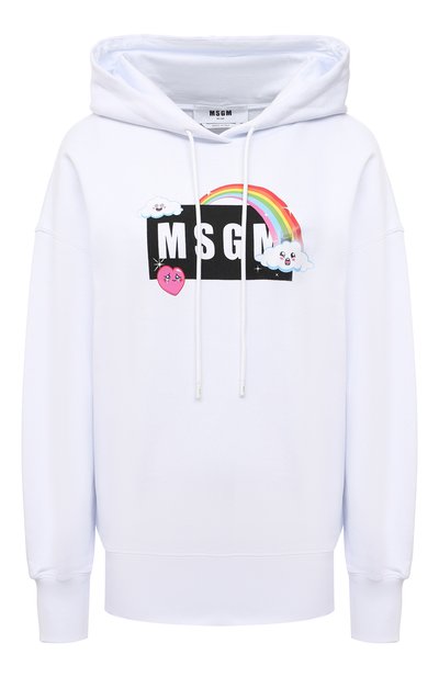 Женский хлопковое худи MSGM, арт. 3041MDM177 217299
