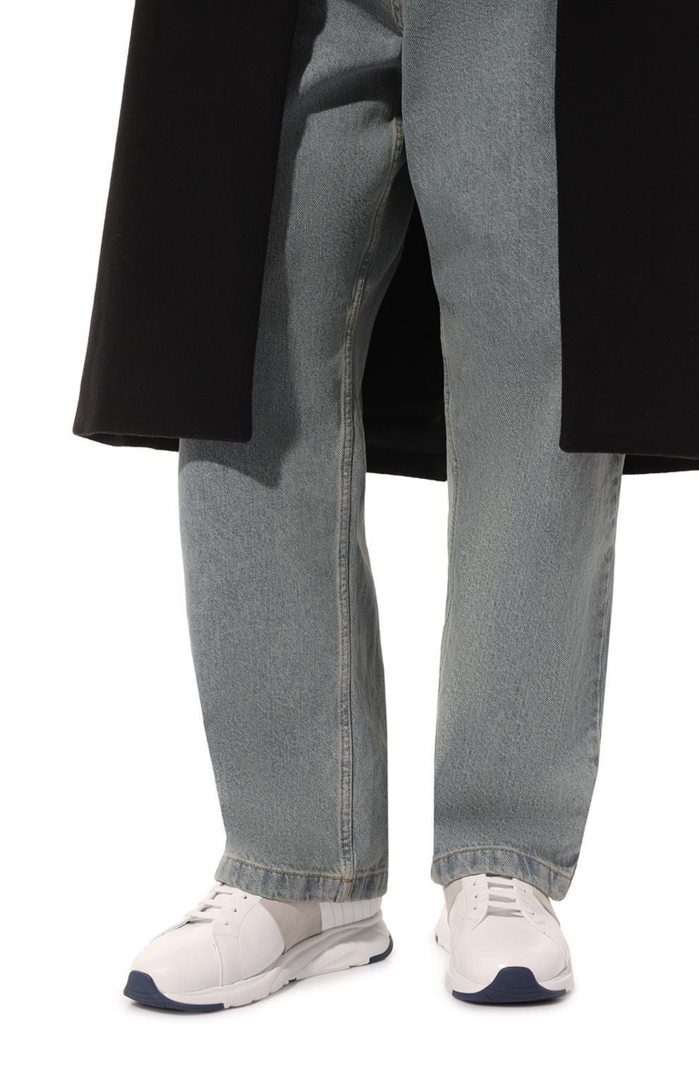 Кроссовки с отделкой из кожи каймана ZILLI, арт. H0094AM1020VSWR01, фото 3