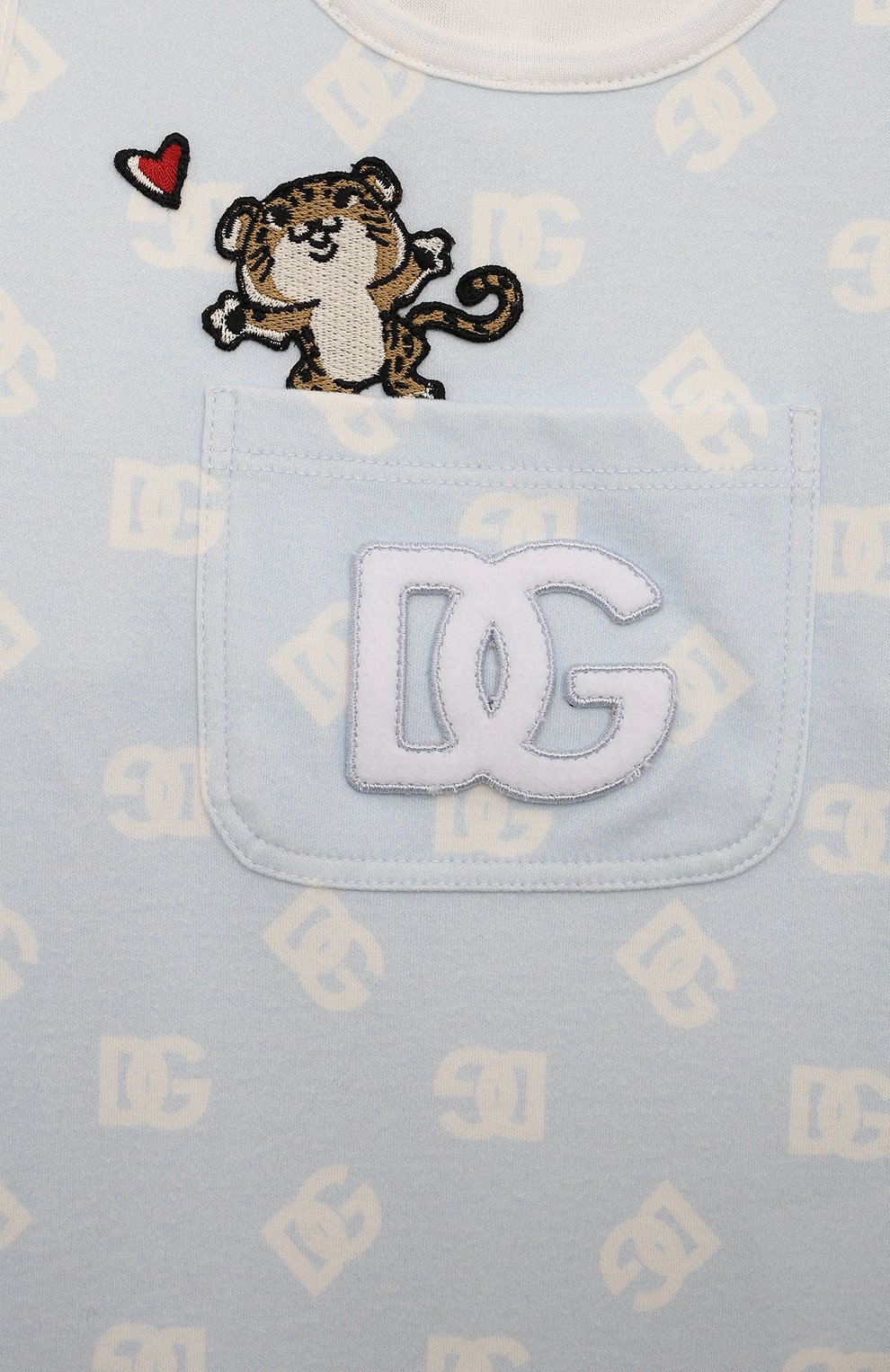 Хлопковый комбинезон DOLCE & GABBANA, арт. L1J08R/G7N2Z, фото 3